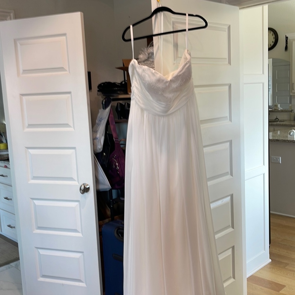 Wedding dress with cover up